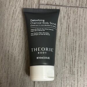 Theorie Detoxifying Charcoal Body Scrub, brand new and sealed.